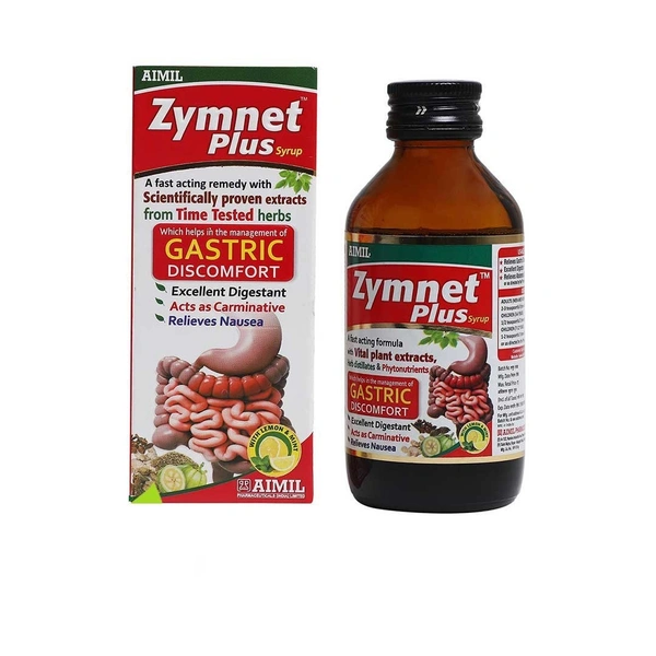 Aimil Pharma Zymnet Plus Syrup 100ml  - 3 x 100ml