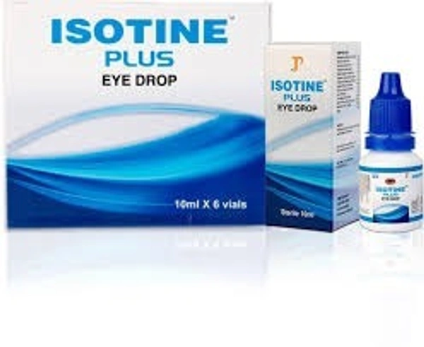 Jagat Pharma Isotine Plus Eye drops 10ml - 3 x 10ml