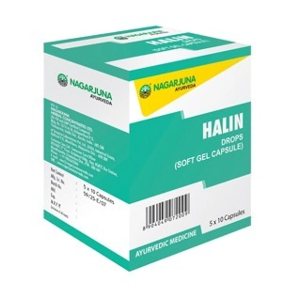 Nagarjuna Halin Drops Soft 10 Capsules  - 10 x 10 Capsules