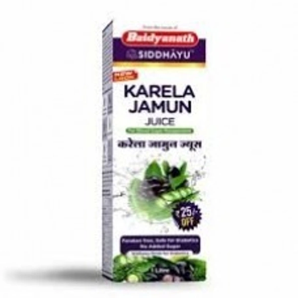 Baidyanath Karela Jamun Juice 1Ltr - 2 x 1Ltr