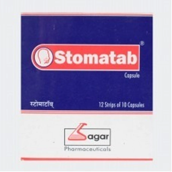 Sagar Pharma Stomatab 10 Capsules - 5 x 10 Capsules