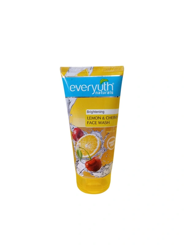 Everyuth Naturals Brightening Lemon & Cherry Face Wash 