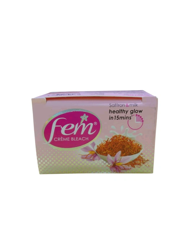 Fem Creme Bleach Saffron & Milk Healthy Glow 