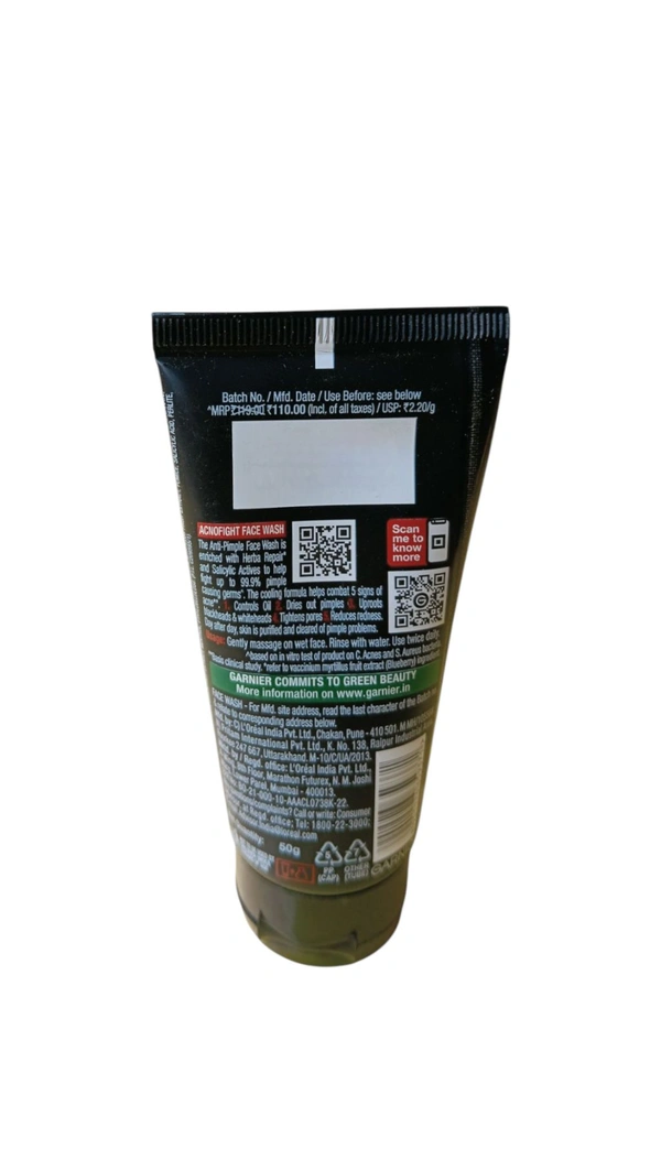 Garnier Men Acno Fight Anti-Pimple Face Wash