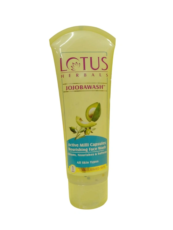 Lotus Herbals Jojobawash Active Milli Capsules Nourishing Face Wash