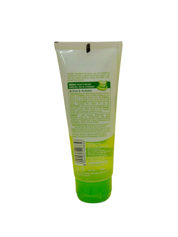 Joy Aloe Face &Body Gel Repairs &Soothes