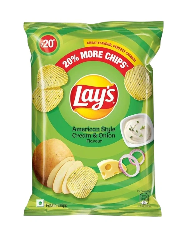 Lay's American Style Cream & Onion 