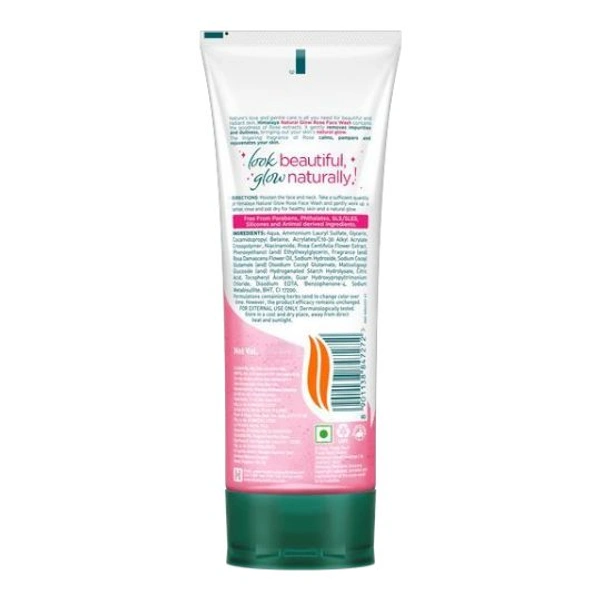 Himalaya Natural Glow Rose Face Wash (50ml)