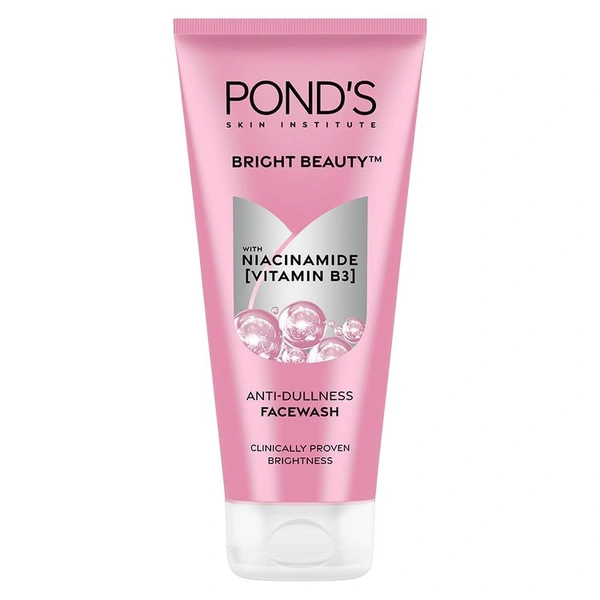 Ponds Bright Beauty With Niacinamide [Vitamin B3] Anti-Dullness Facewash (100g)
