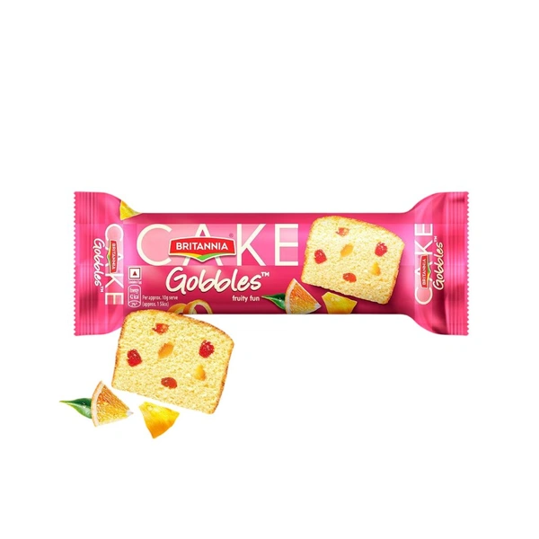 Britannia Cake Gobbles Fruity Fun (45g)