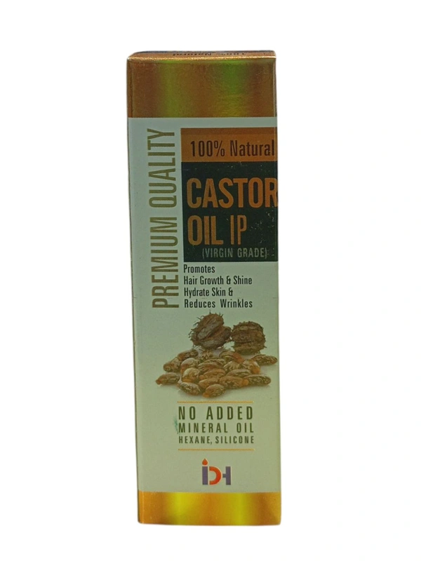 Premium Quality Castor Oil IP Virgin Grade (100ml)
