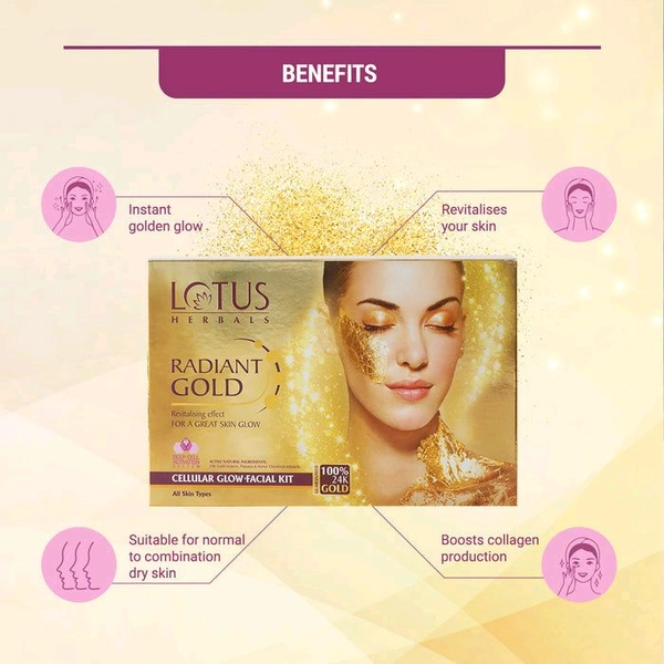 Lotus Facial Kit Radiant Gold 