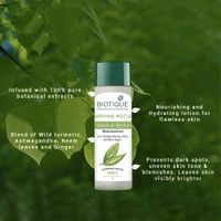 Biotique Advanced Ayurveda Morning Nectar Nourish & Hydraate Moisturizer For Visibly Flawless Skin All Skin Types (190ml)