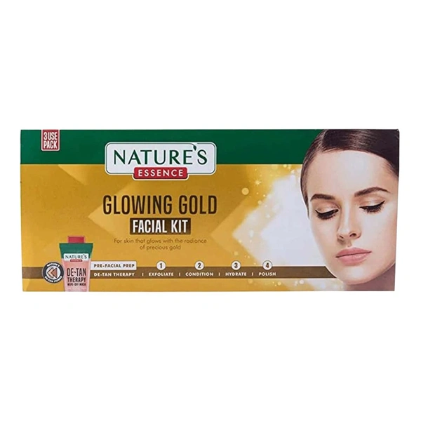 Nature's Glowing Gold Facial Kit 