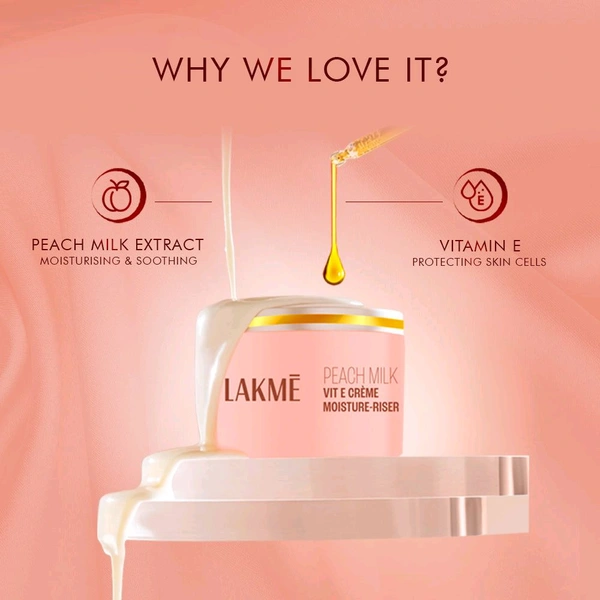Lakme Peach Milk Soft Creme Face Moisturizer (25g)
