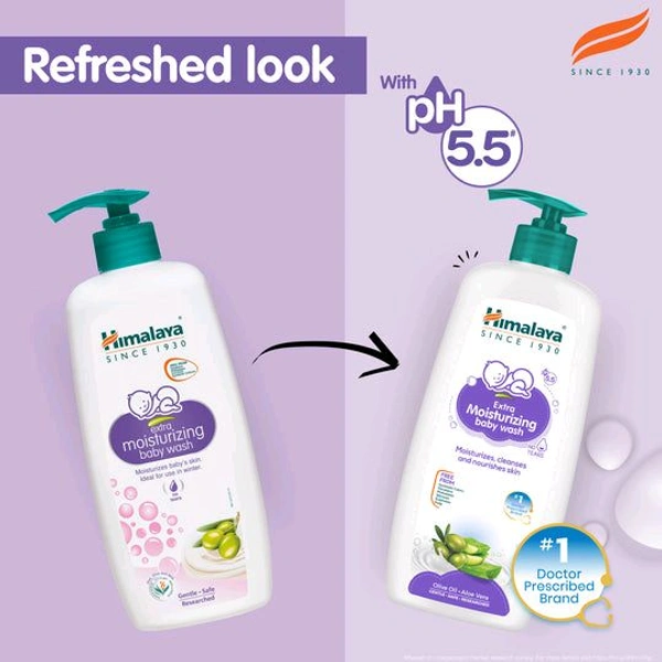 Himalaya Extra Moisturizing Baby Wash 400ml