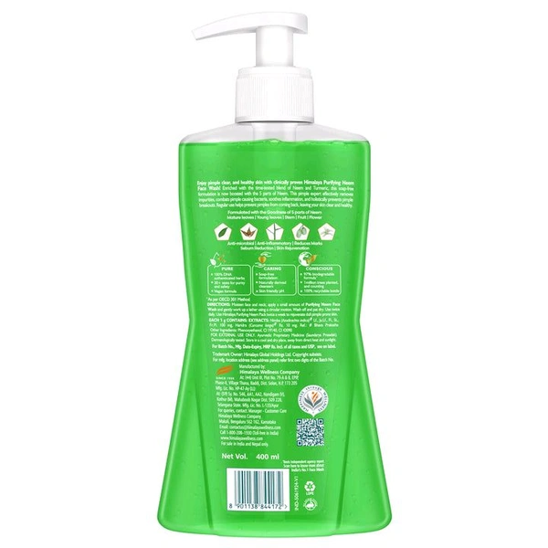 Himalaya Purifying Neem Face Wash 400ml