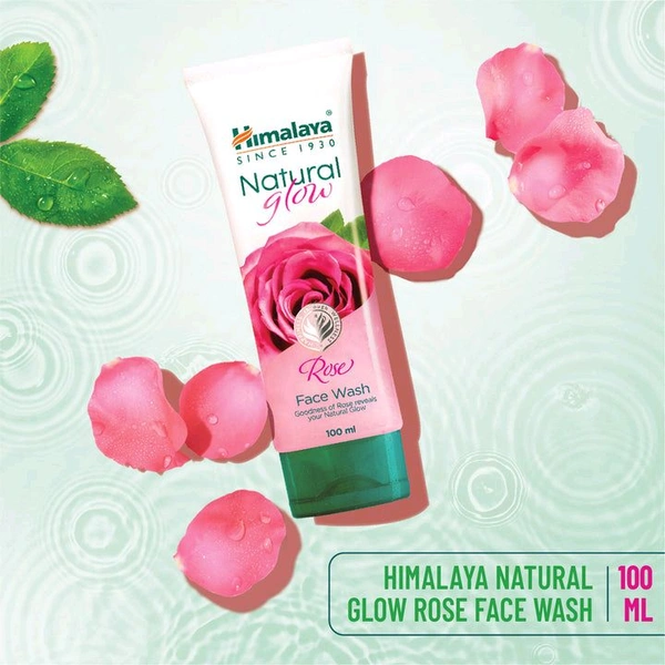 Himalaya Natural Glow Rose Face Wash (100ml)