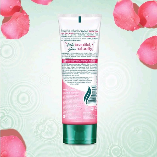 Himalaya Natural Glow Rose Face Wash (100ml)