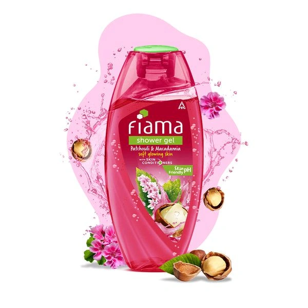 Fiama Shower Gel Patchouli & Macadmia Soft Glowing Skin With Skin Conditioners (250ml)