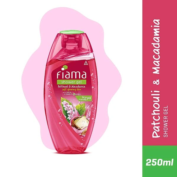 Fiama Shower Gel Patchouli & Macadmia Soft Glowing Skin With Skin Conditioners (250ml)