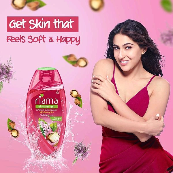 Fiama Shower Gel Patchouli & Macadmia Soft Glowing Skin With Skin Conditioners (250ml)