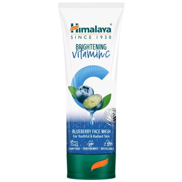 Himalaya Brightening Vitamin C Blueberry Face Wash - 100g