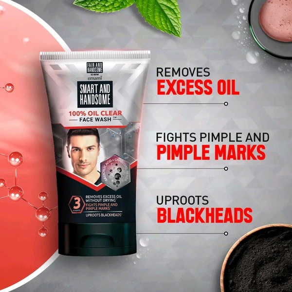 Fair And Handsome Smart And Handsome Face Wash 100g - 25g