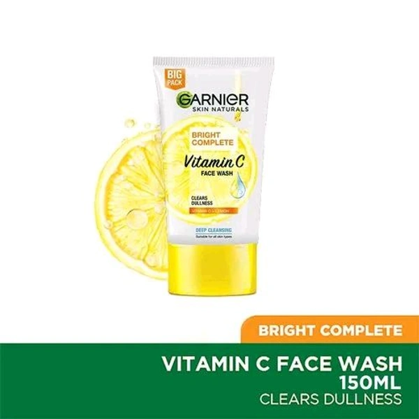 Garnier Bright Complete Vitamin C Facewash - 100g