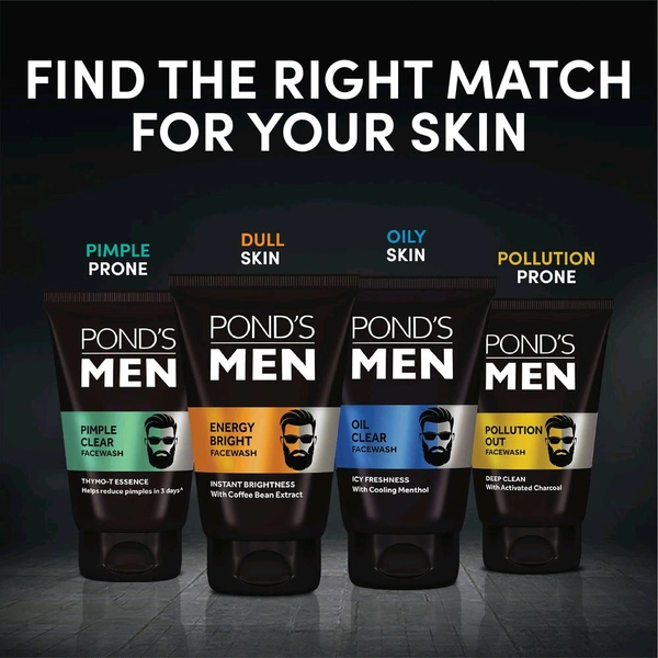 POND'S Men Pimple Clear Facewash With Thymo-T Essence, (100gm)
