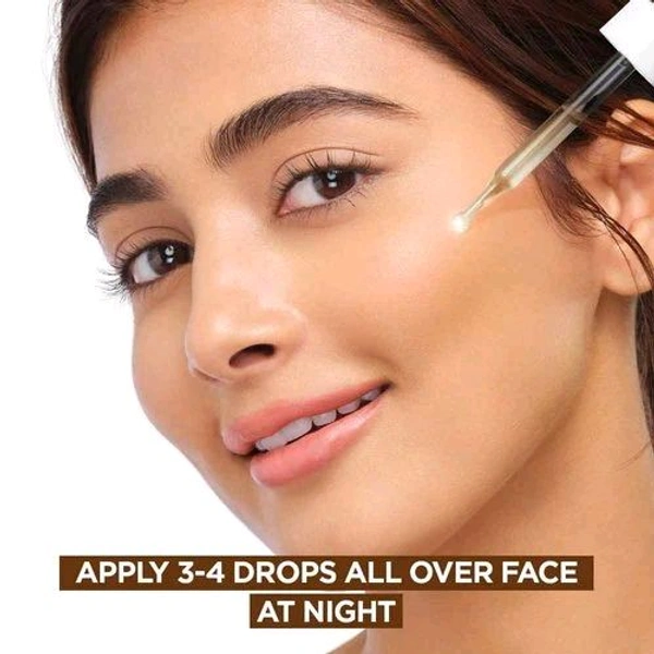 Garnier Bright Complete Night Vitamin C Serum With 10% Pure Vitamin C for Bright Skin, 15ml - 15ml