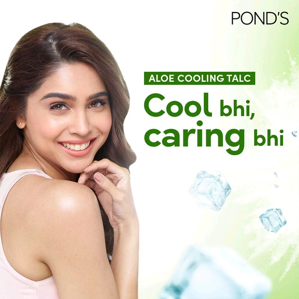 POND'S Aloe Cooling Talc, With 100% Natural Aloe vera extract