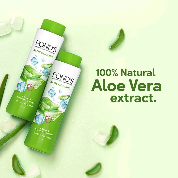 POND'S Aloe Cooling Talc, With 100% Natural Aloe vera extract