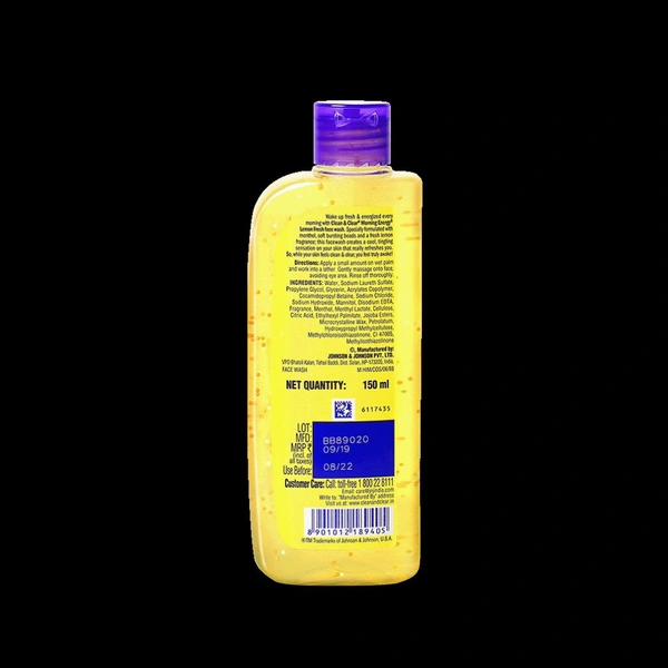 Clean & Clear Morning Energy Lemon Fresh Face Wash (100ml)