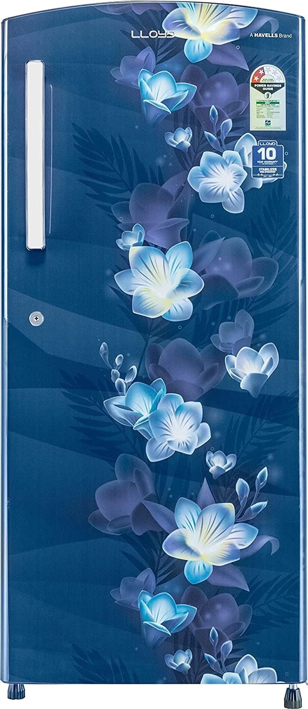 Lloyd 225 L 2 Star Direct Cool Single Door Refrigerator (GLDC242SGBT2PB, Gardenia Blue)