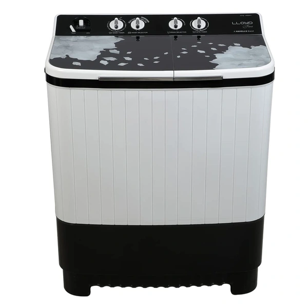LLoyd Top Loading Semi Automatic 9.0Kg Washing Machine (Black)