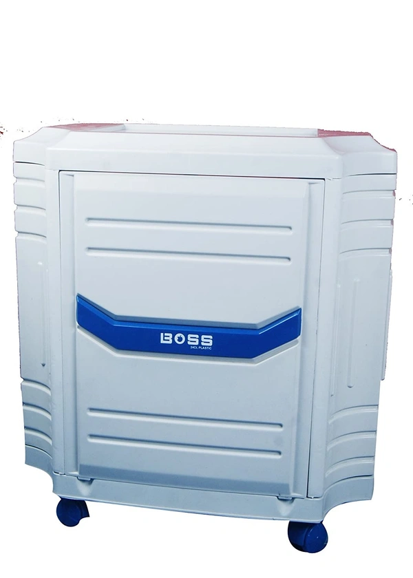 BOSS Inverter Battery Trolley, White