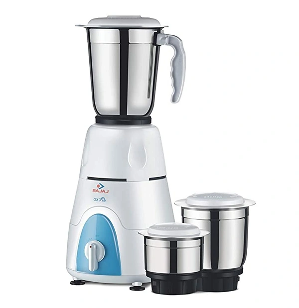 Bajaj GX 3 500W Mixer Grinder , White