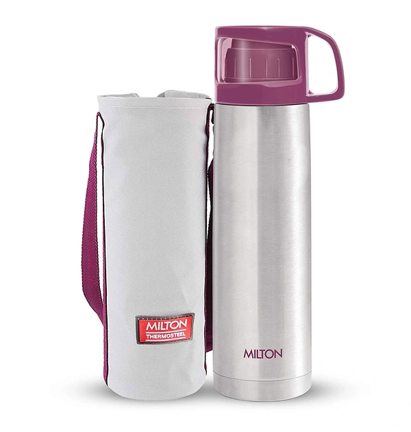 Milton Glassy Flask 750ml Vacuum Flasks- Pink