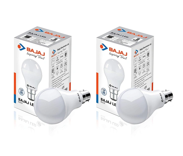 Bajaj LED Bulb 9W, Pack of 2