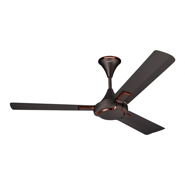 V-Guard Exado Pro Decorative Ceiling Fan with Anti-Dust Technology (1200 mm, 3 Year Warranty) (Choco Brown Matte)