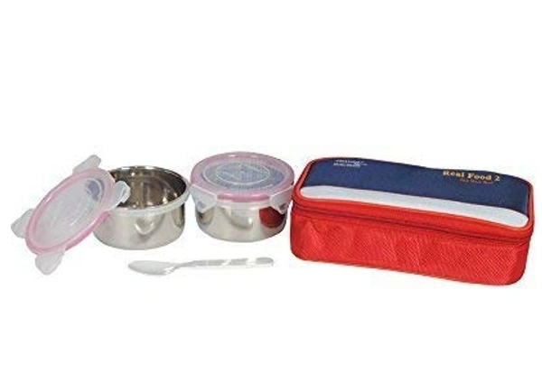 Friends Real Food Lunch Box Set of 2 Air Tight Containers