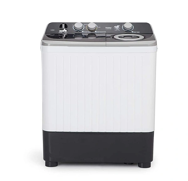 Haier 7 Kg Semi-Automatic Top Loading Washing Machine (HTW70-186S, Grey)