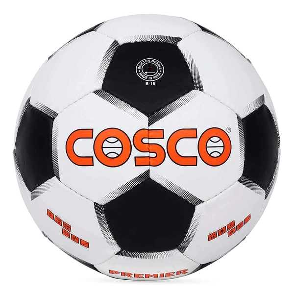 Cosco Premier cotton Football, Size 4, White/Black