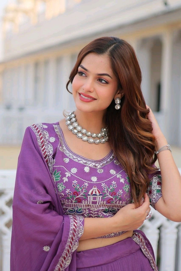 Pure Chinon Heavy Embroidery