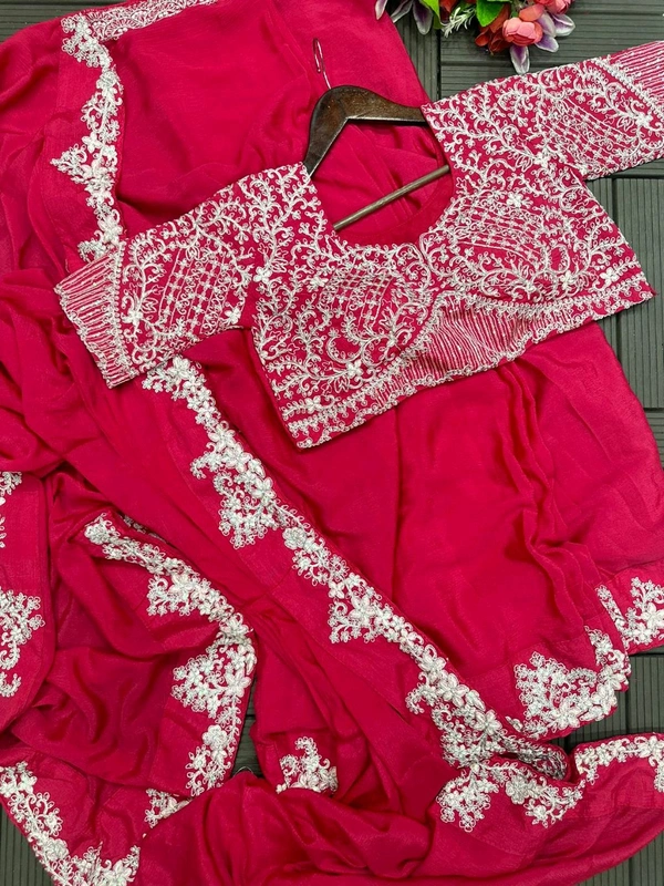 Ready To Wear Saree Embroidery Cording Work