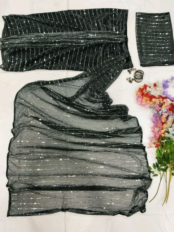 Latest Ready To Wear Saree Attached Dupatta - Blouse Unstitched