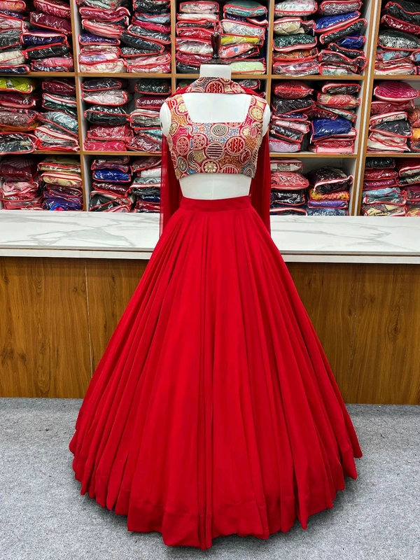 New Pure Soft Georgette Blooming Lehenga Choli - Xl