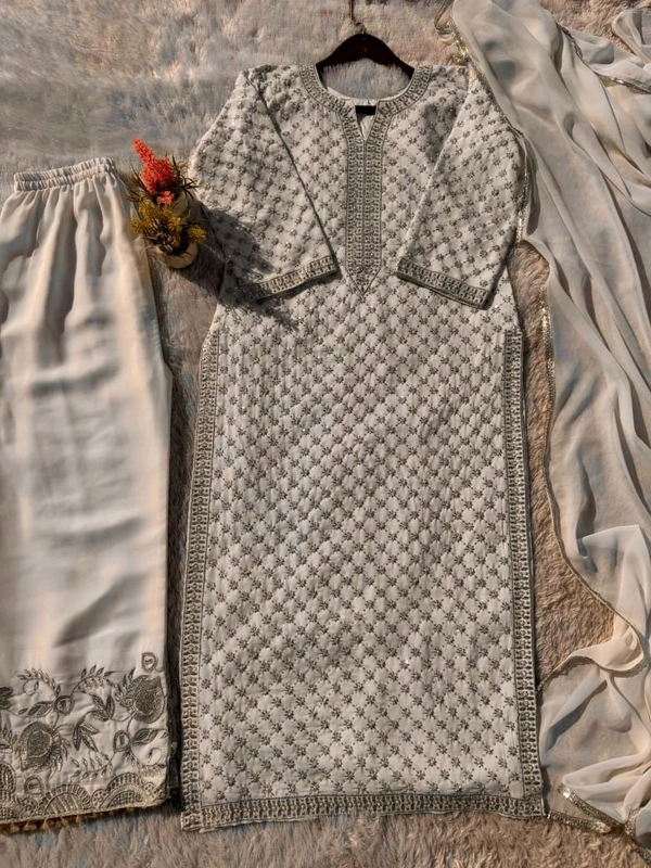 Fancy Fox Georgette Suit Eid Special - Xl