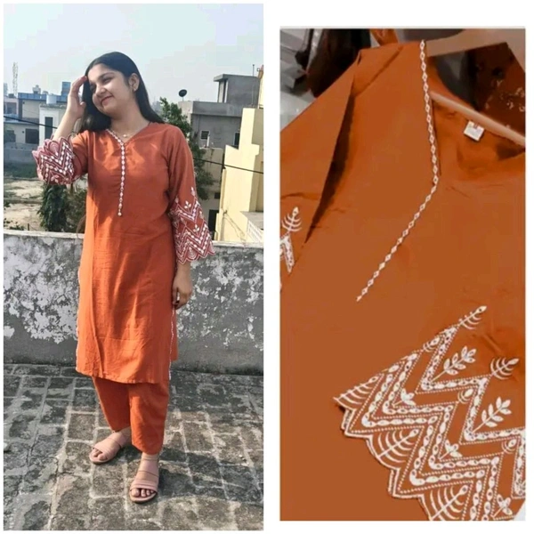 Viscose rayon Kurta With Bottom Wear - Xxxl